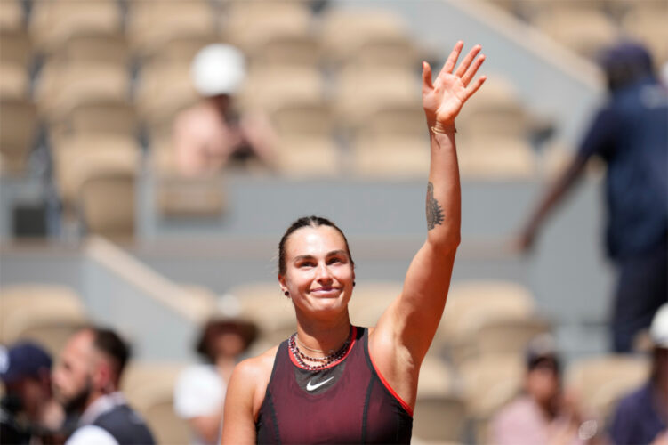 Sabalenka shines during French Open win